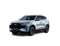 CHERY TIGGO 4 HEV – srebrny miejski SUV z napędem hybrydowym